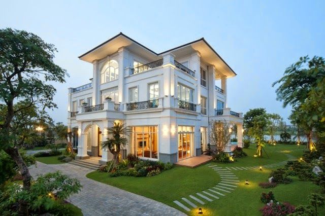 Biệt thự đơn lập lô góc - diện tích 327,2m2 hoàn thiện cực đẹp full đầy đủ chỉ việc về ở.